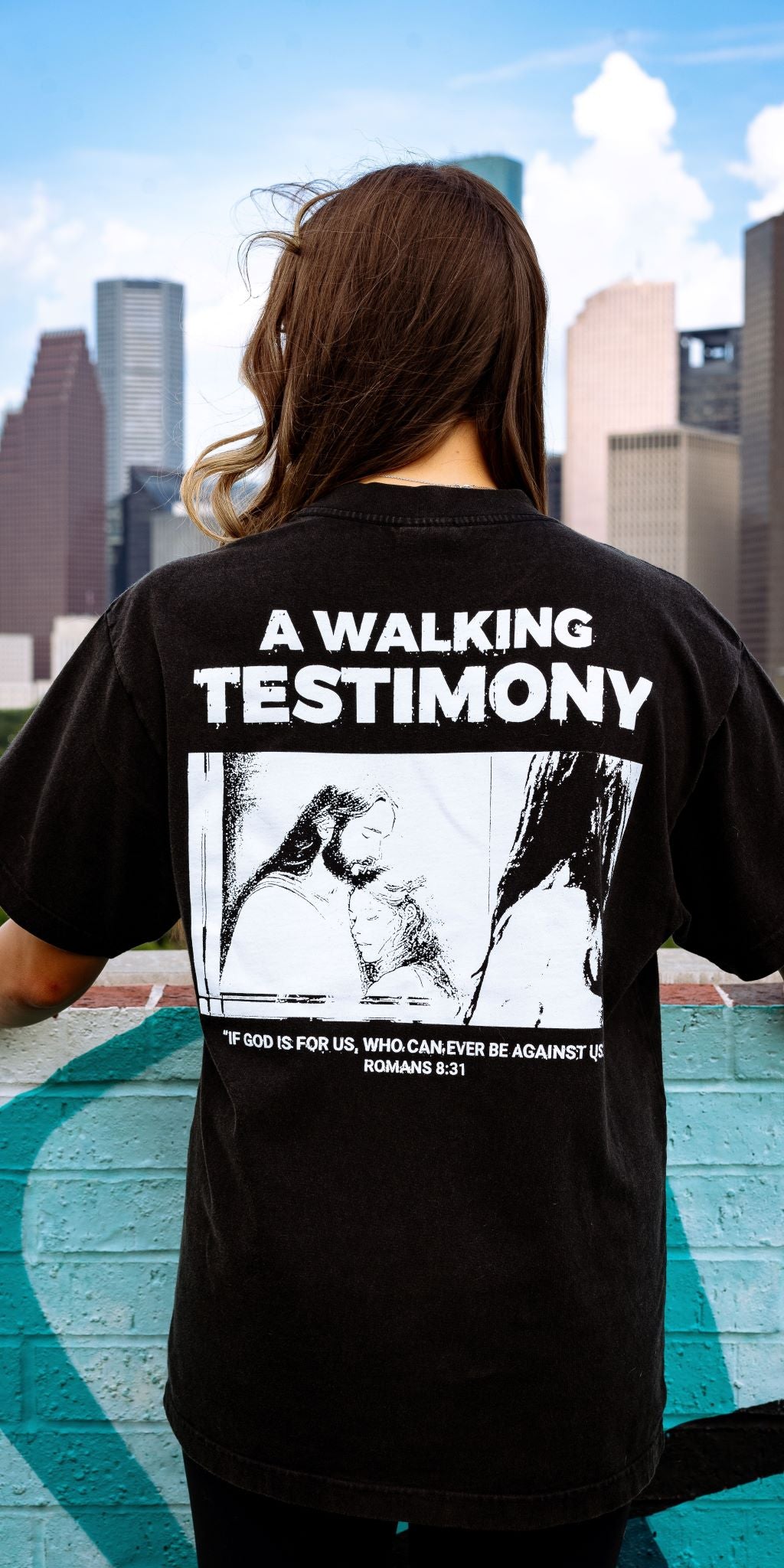 A Walking Testimony Oversized T (Womens)